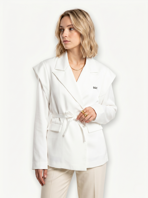 The "Late To The Meeting" Wrap Jacket
