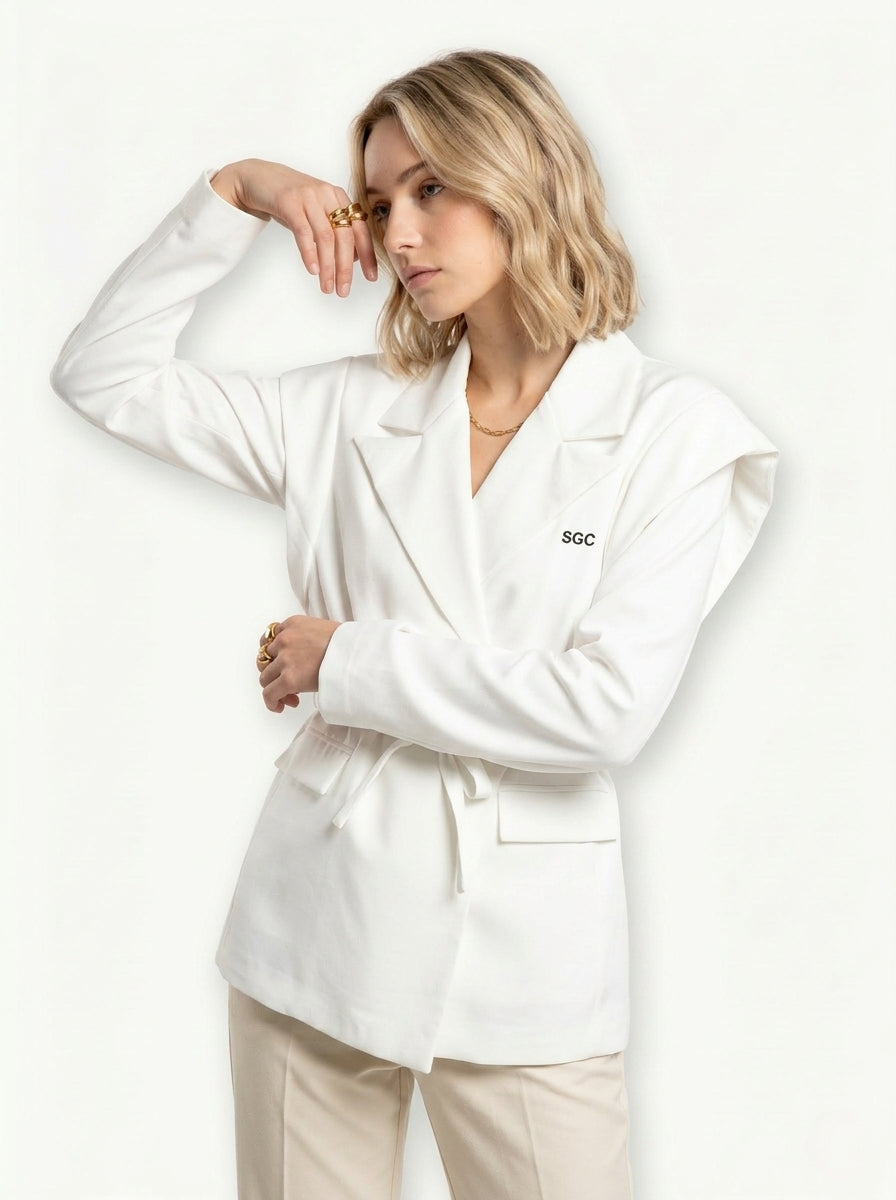 The "Late To The Meeting" Wrap Jacket