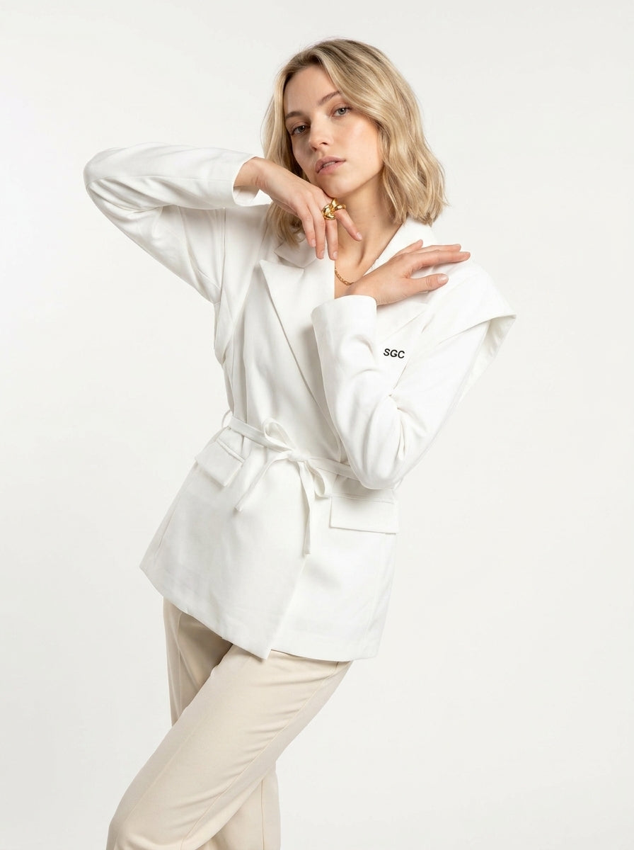The "Late To The Meeting" Wrap Jacket