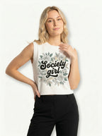 SOCIETY GIRL FLORA KNIT VEST
