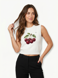 Cherry Bomb Knit Vest