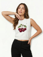 Cherry Bomb Knit Vest