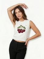 Cherry Bomb Knit Vest