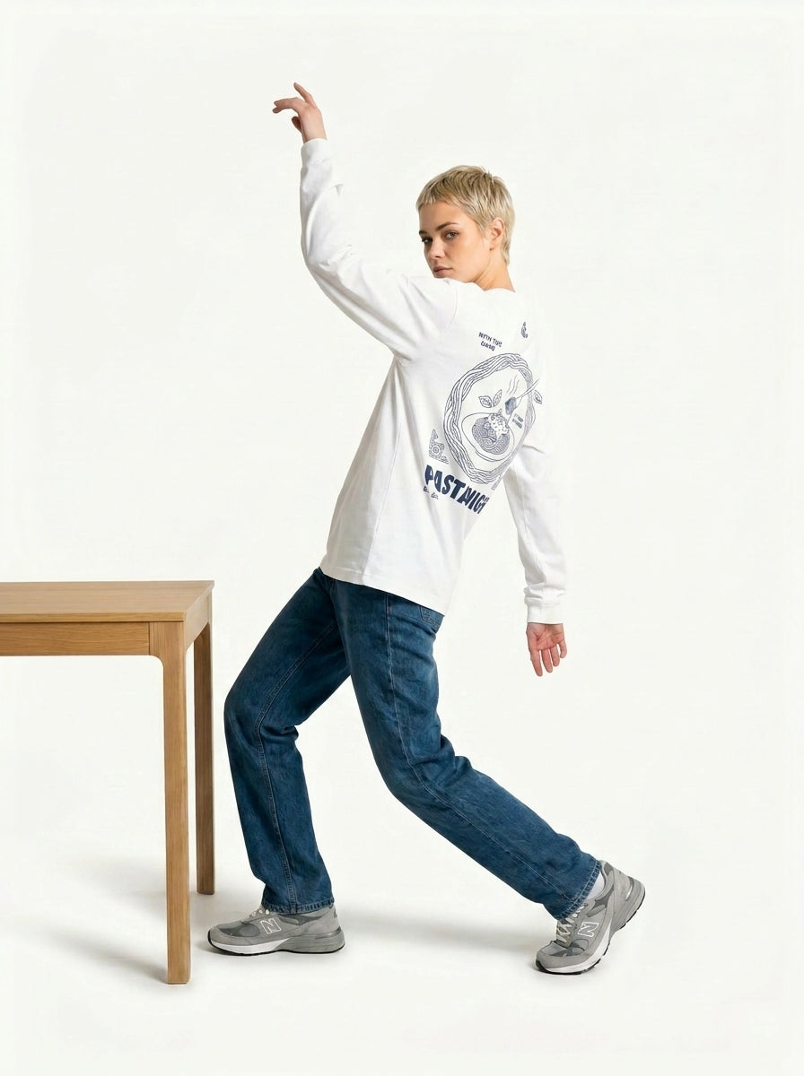Pasta Night Oversized Longsleeve