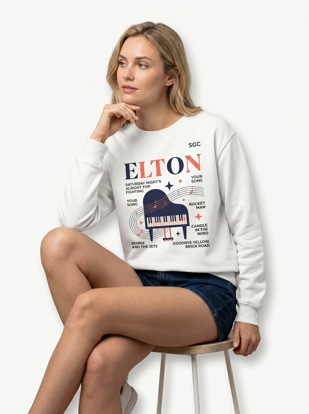 The Rocket Man Tracklist Sweatshirt