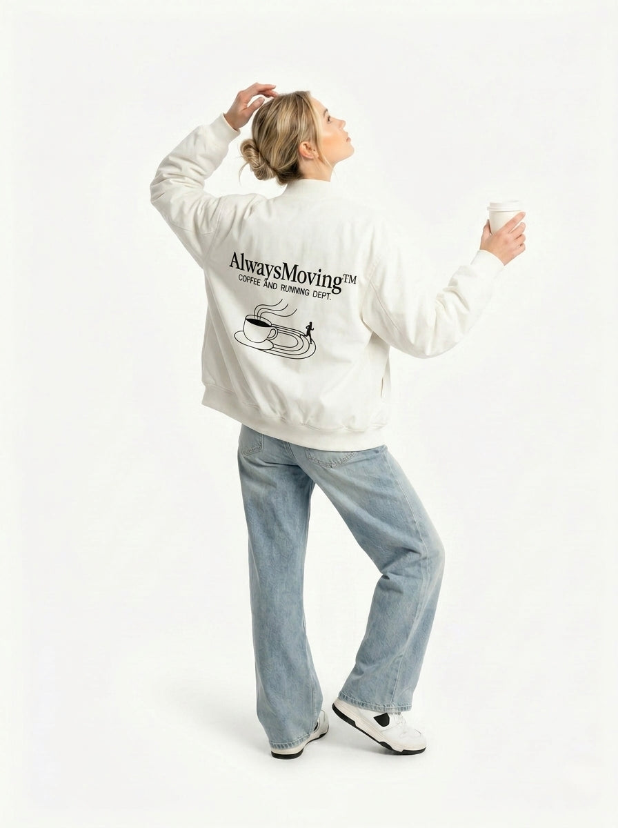 The AlwaysMoving™ Coffee & Run Bomber