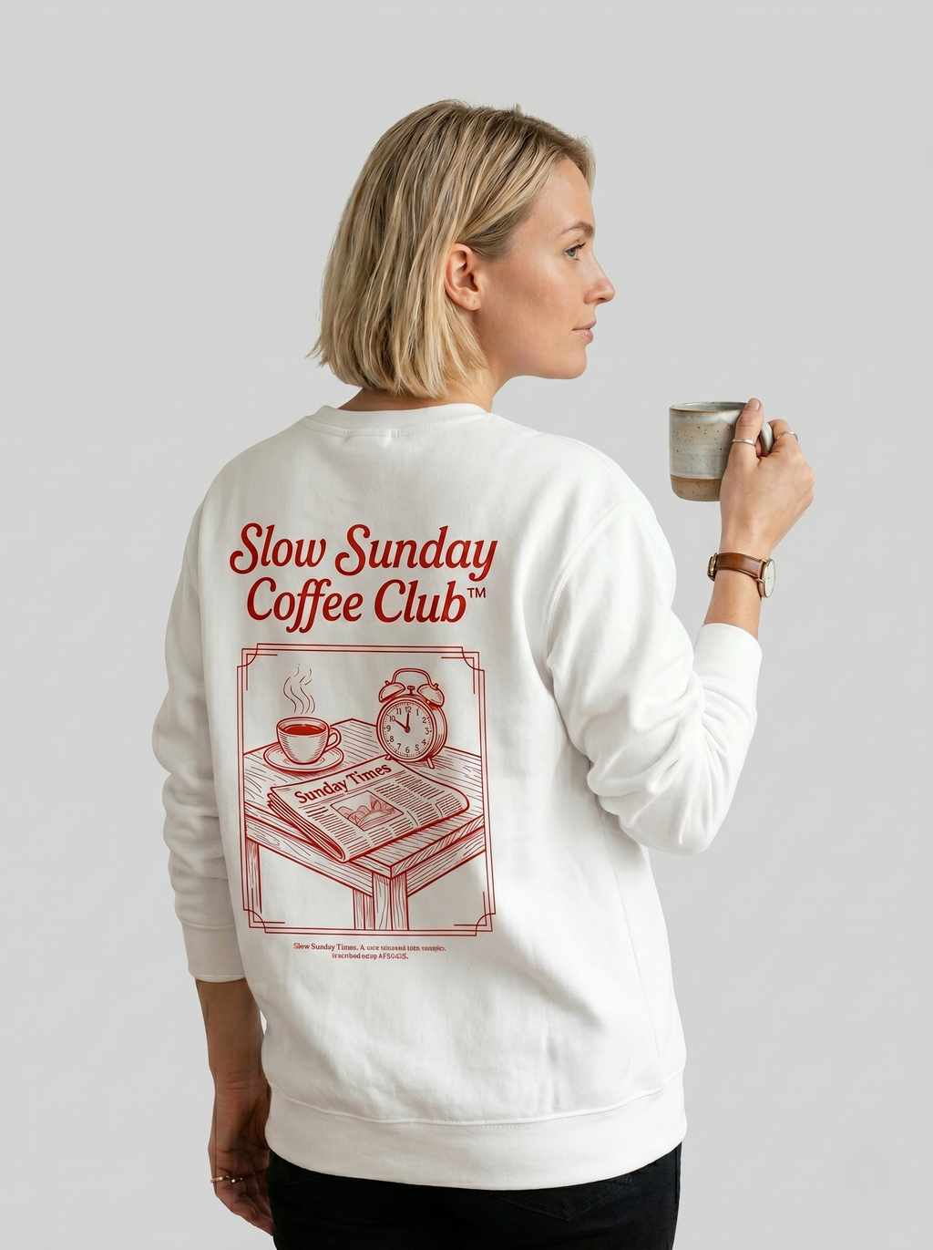 Slow Sunday Coffee Club Sweatshirt