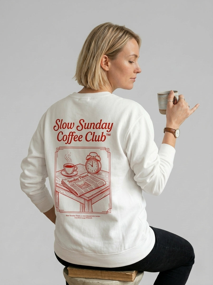 Slow Sunday Coffee Club Sweatshirt